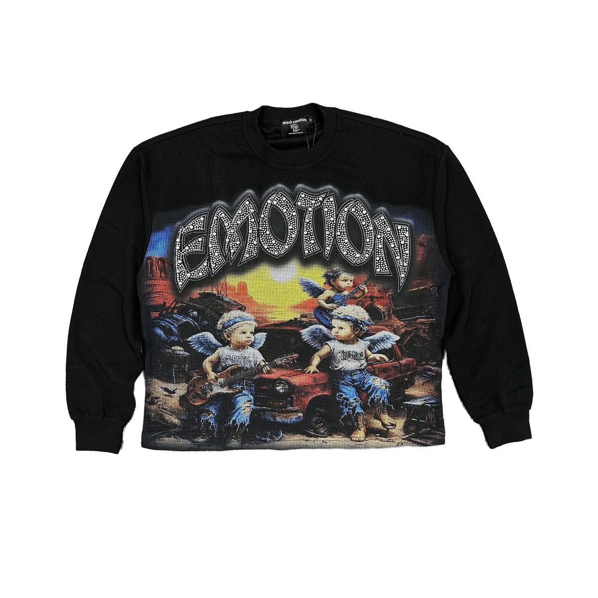 Mixed Emotions Shirt - Sunrise Black Long Sleeve