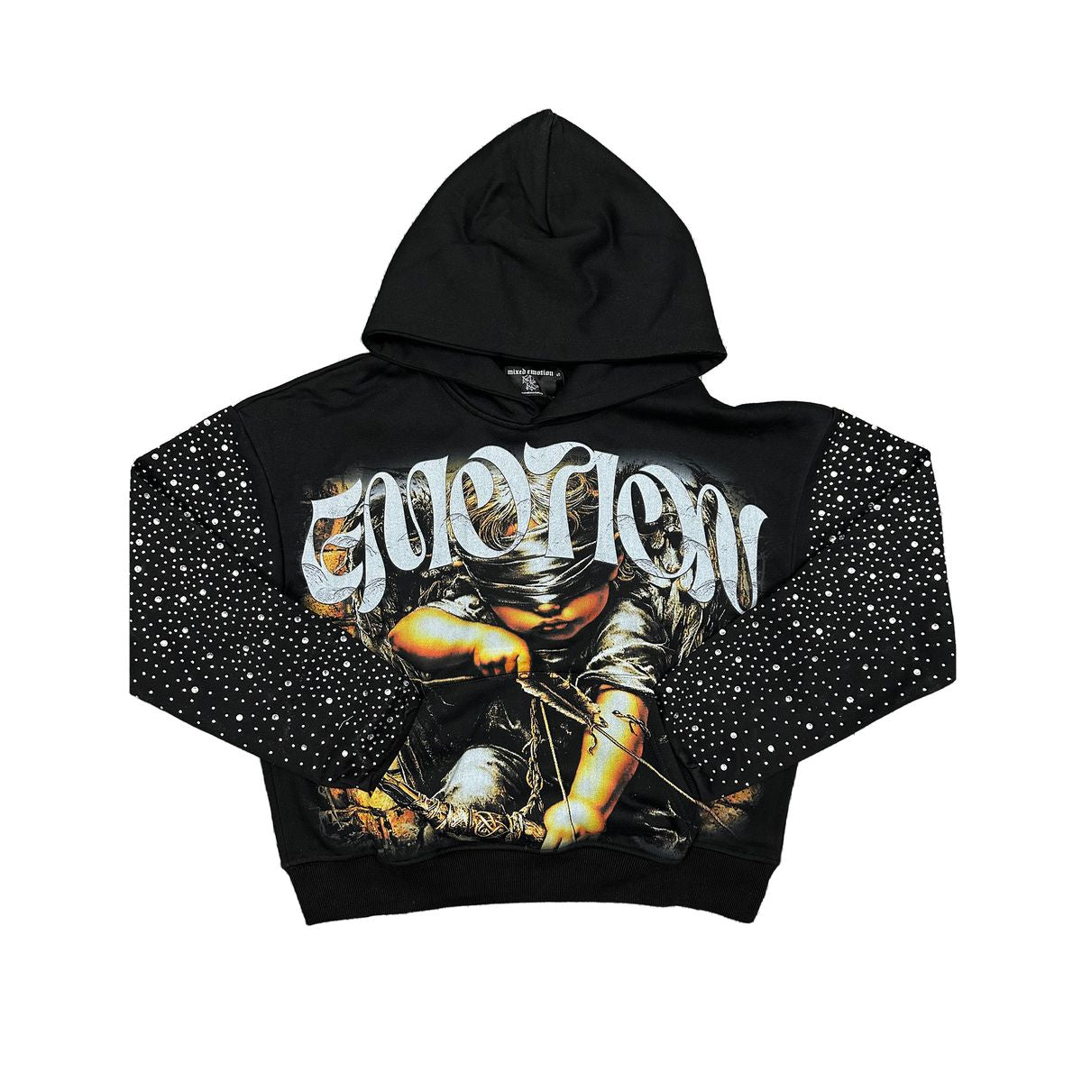 Mixed Emotions Hoodie - Archer Rhinestone