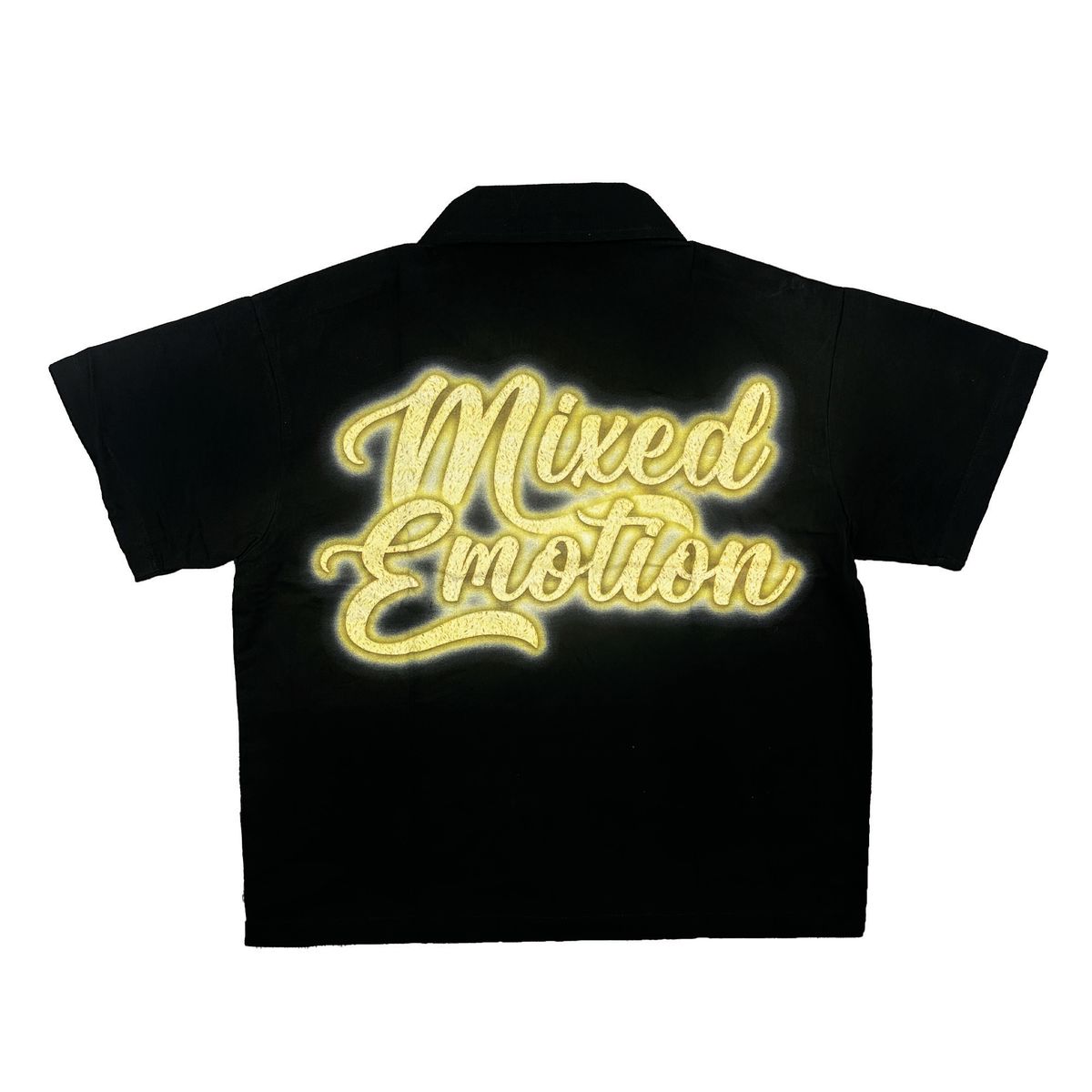 Mixed Emotions - Blinded Zip Up Black Shirt